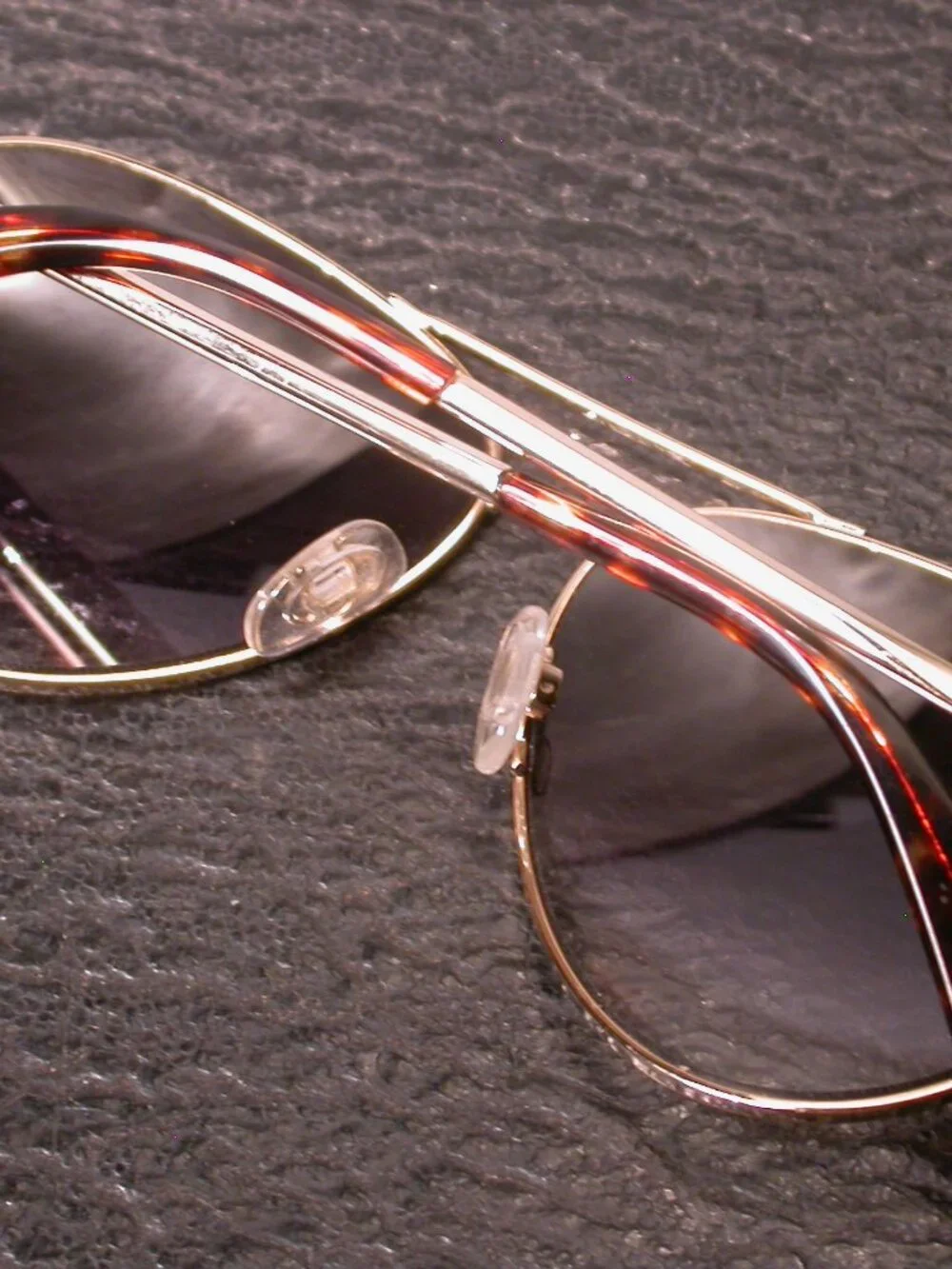 Rag & Bone Gold Tortoise Aviator Shades Sunglasses